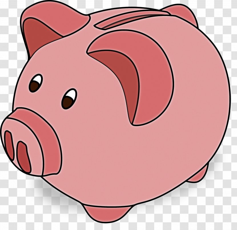 Piggy Bank - Pink - Fawn Mouth Transparent PNG