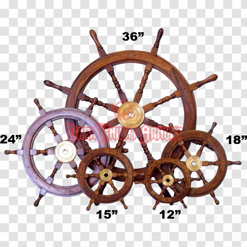 Ship's Wheel Motor Vehicle Steering Wheels Boat - Rudder - Ship Transparent PNG