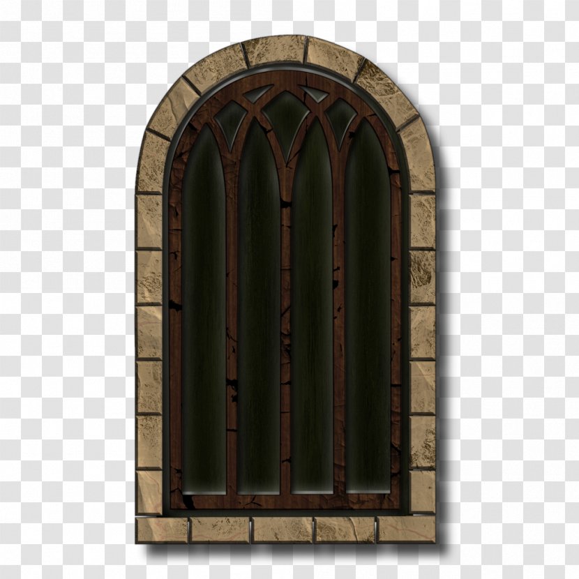 Window Middle Ages Castle Texture Mapping Clip Art - Medieval Architecture - Old Background Transparent PNG