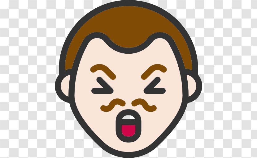 Anger Emoticon Clip Art - Facial Expression - Confused Man Transparent PNG