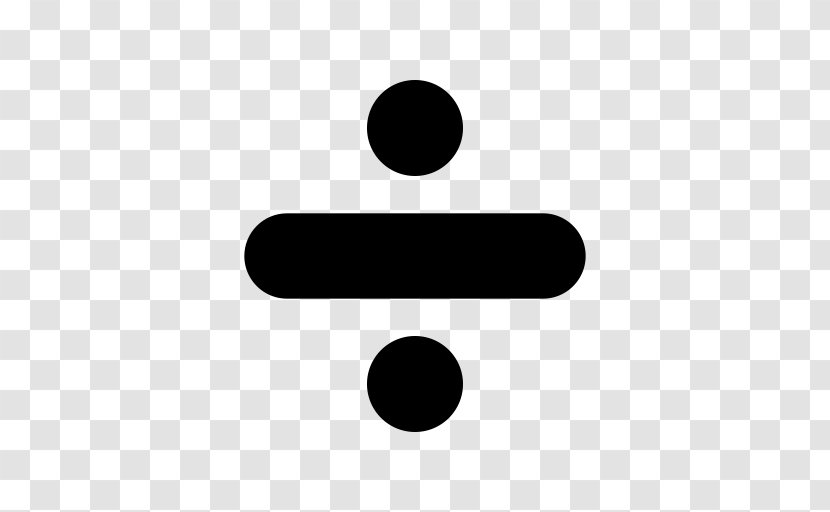 Obelus Division Symbol Sign - Equals - Divide Transparent PNG