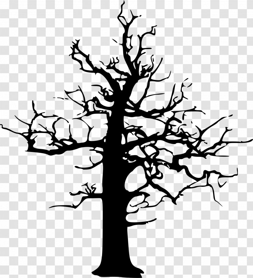 Tree Drawing Clip Art - Plant - Halloween Image Transparent PNG