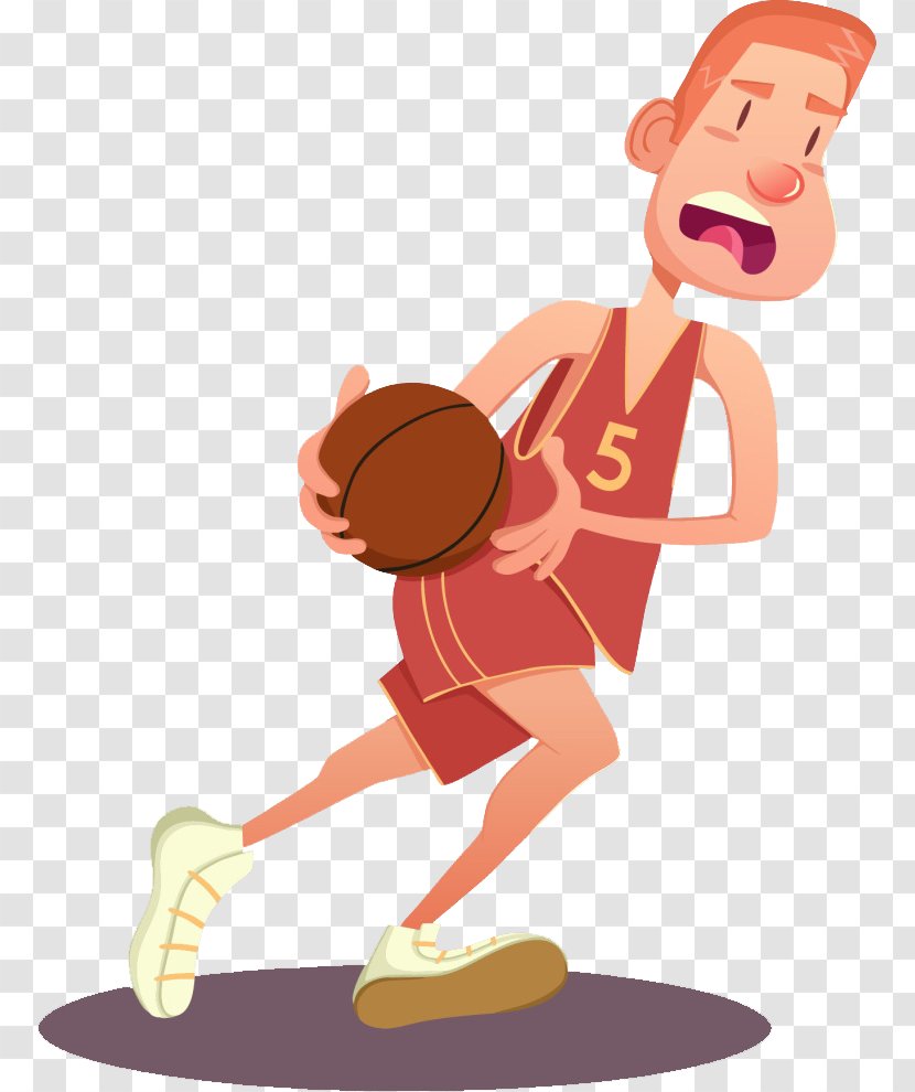 Basketball Player Cartoon Athlete - Playing Boy Transparent PNG