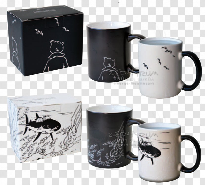 Coffee Cup Snowy Tintin Bianca Castafiore Mug Transparent PNG