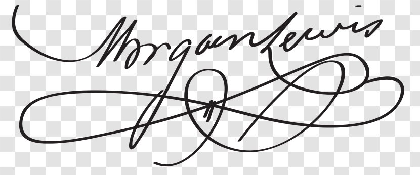 Signature Handwriting Clip Art Design Illustration - Silhouette - Liv Morgan Transparent PNG