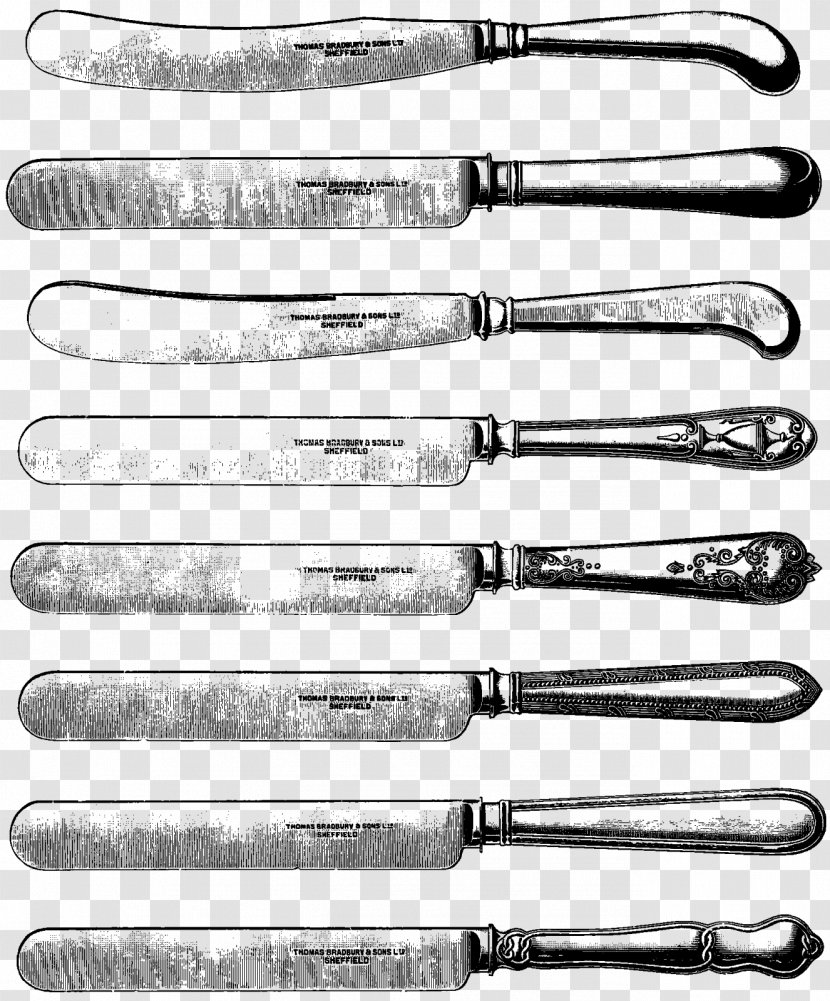 Knife Kitchen Knives Spoon Fork Tool Transparent PNG