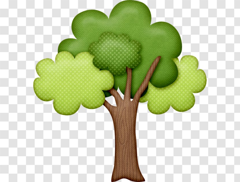 Paper Tree Drawing Clip Art - Shamrock - Cartoon Painted Green Trees Transparent PNG