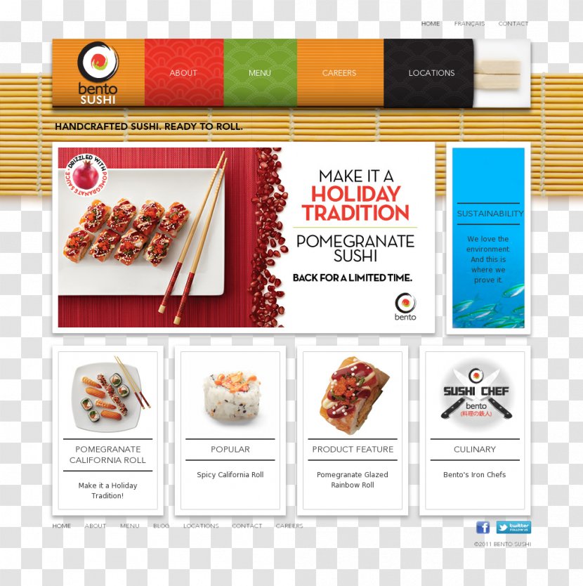 Bento Sushi Food Web Development Transparent PNG