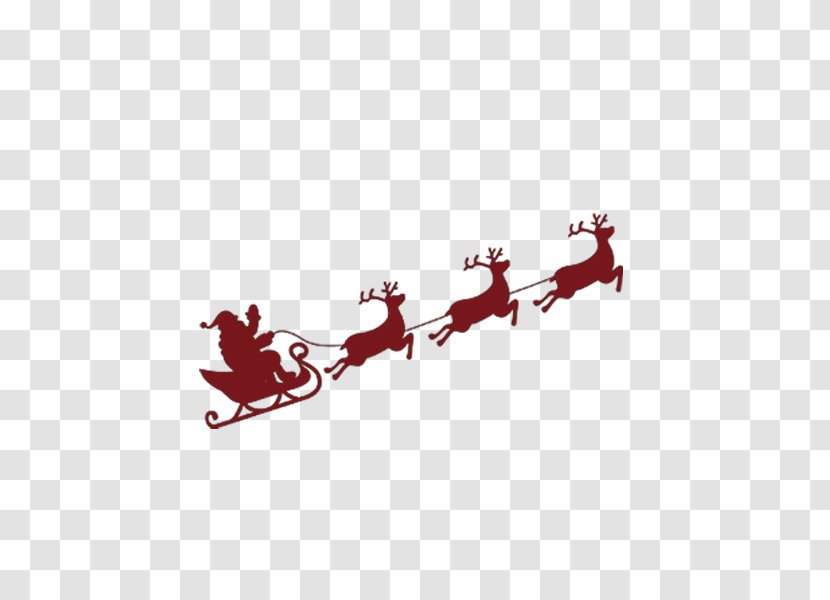 Santa Claus Christmas Gift CAT & PIG - Reindeer - Decorative Elements Deer Transparent PNG