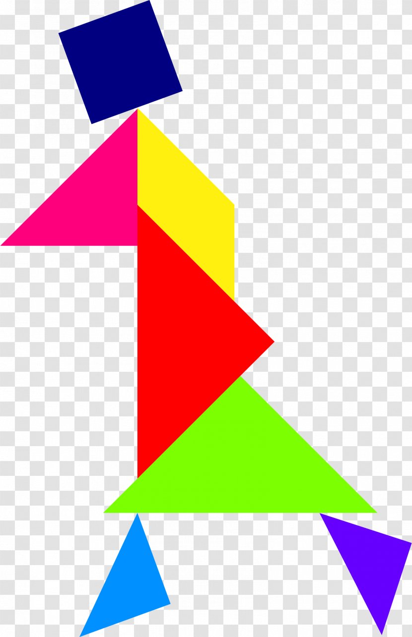 Tangram Puzzle Clip Art - Diagram - Triangle Transparent PNG