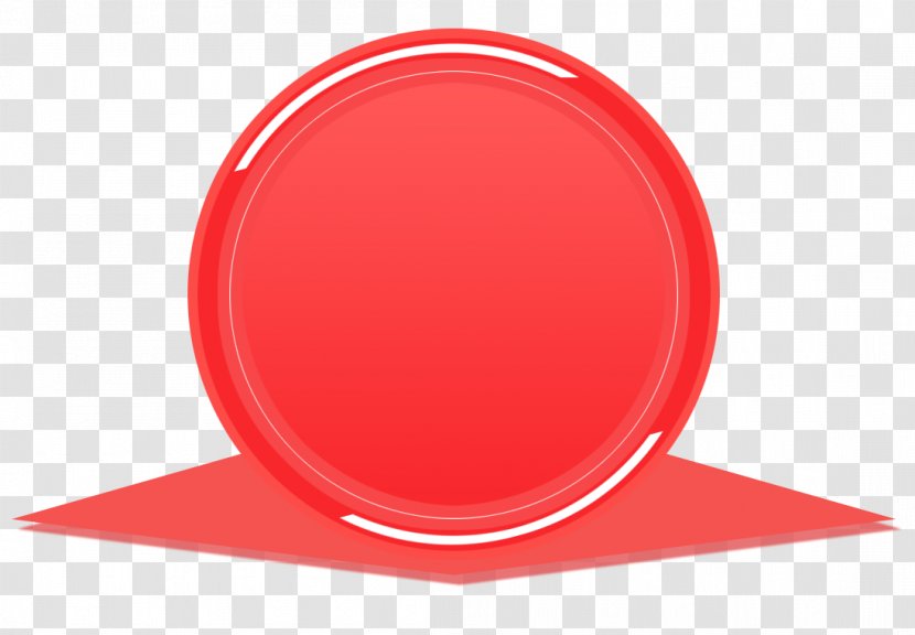 Circle - Red - Geometric Ring Stage Transparent PNG