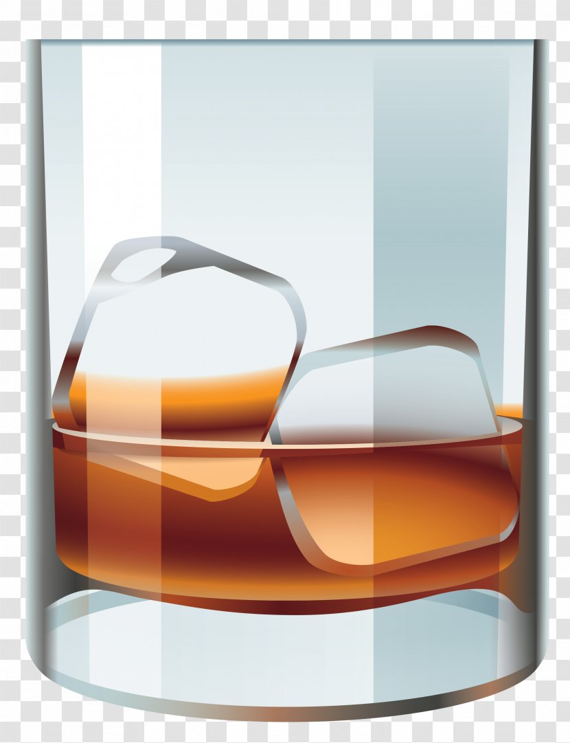 Whisky Bourbon Whiskey Distilled Beverage Sour Clip Art - Drink - Glass With And Ice Vector Clipart Transparent PNG