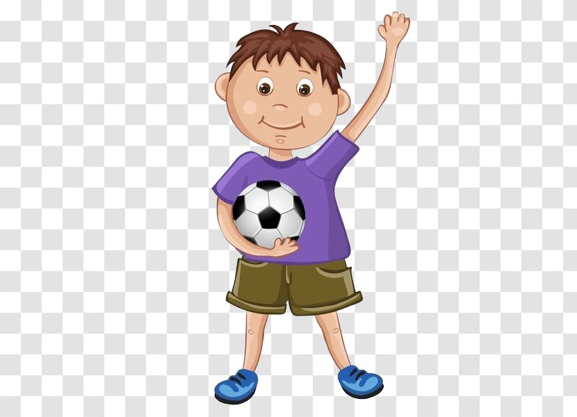 Football Player Royalty-free - Mascot - The Boy With Ball Transparent PNG