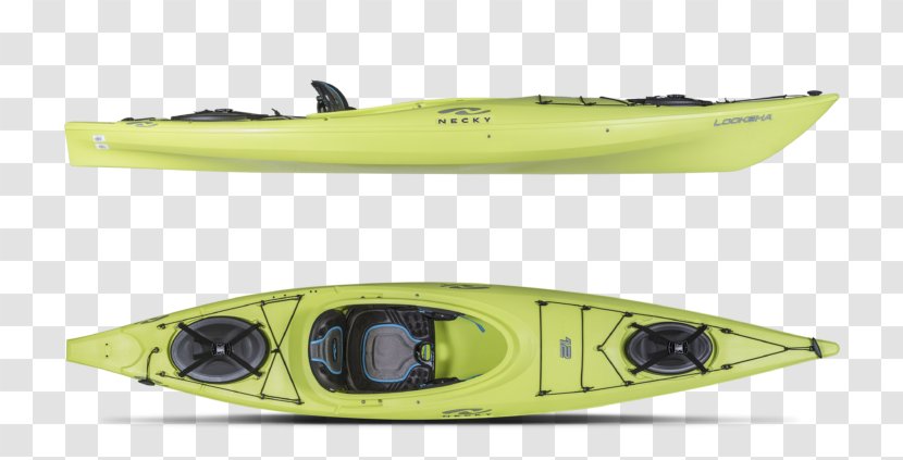 Kayak Fishing Necky Elias Polymer Paddling Yellow - Silhouette - Manitou Transparent PNG