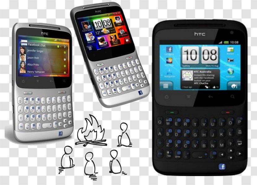Smartphone Feature Phone Computer Keyboard QWERTY Handheld Devices - Telephony Transparent PNG