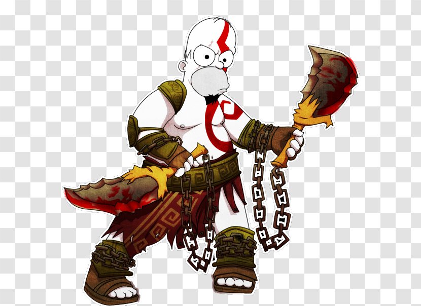 God Of War Kratos Homer Simpson Feud Jigsaw Puzzles - Game Transparent PNG