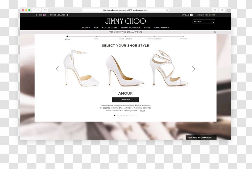 Jimmy Choo PLC Shoe Brand Luxury Goods - Web Design Transparent PNG