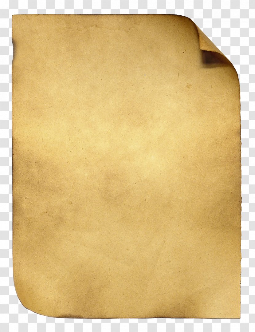 Paper Parchment Texture Mapping - Rendering - Old Transparent PNG