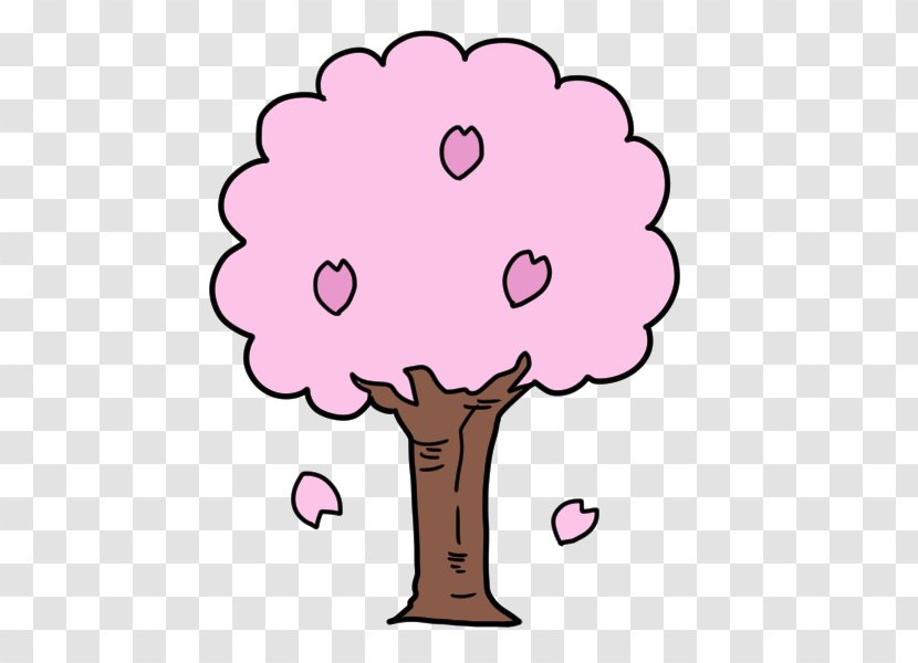 Tree Cherry Blossom Lovely Days Clip Art - Watercolor Transparent PNG