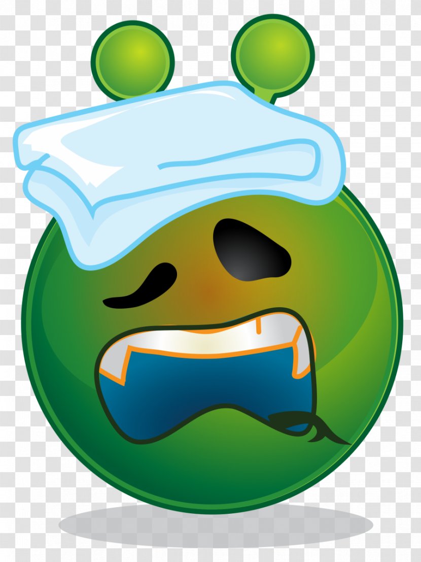 Emoticon Smiley Emoji Clip Art - Sticker - Green Transparent PNG