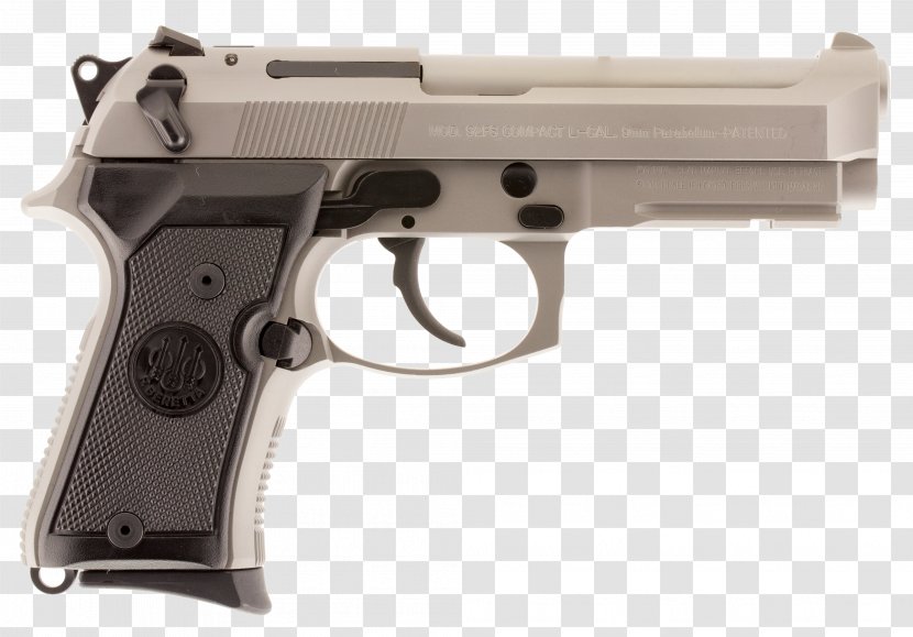 Beretta M9 92 9×19mm Parabellum Pistol - Revolver - Handgun Transparent PNG