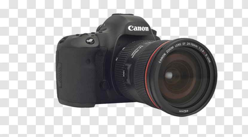 Digital SLR Canon EOS 5DS 5D Mark III - Camera Lens Transparent PNG