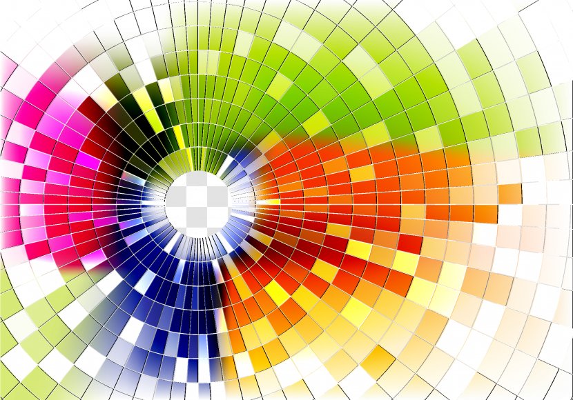 Light Color Clip Art - Logo - Colorful Squares Transparent PNG