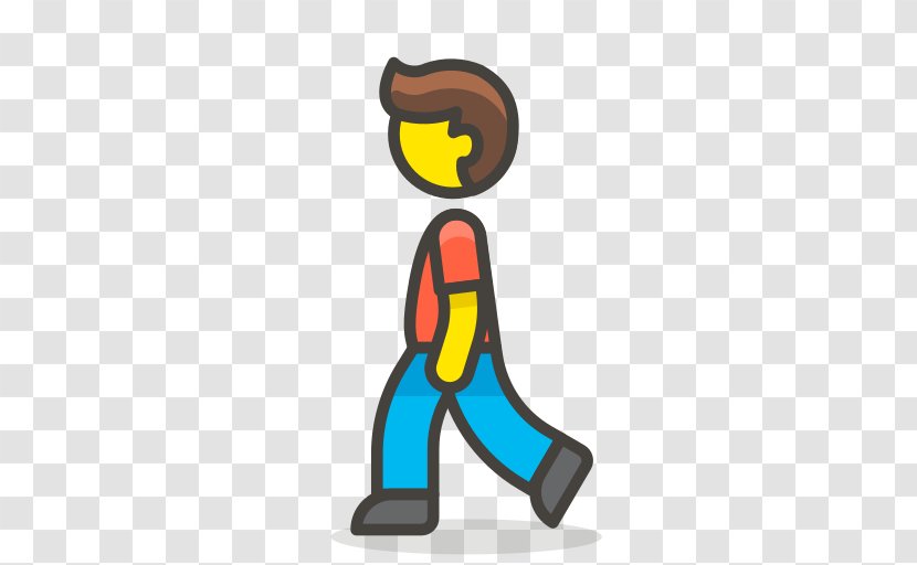 Clip Art Emoji Walking - Animation Transparent PNG