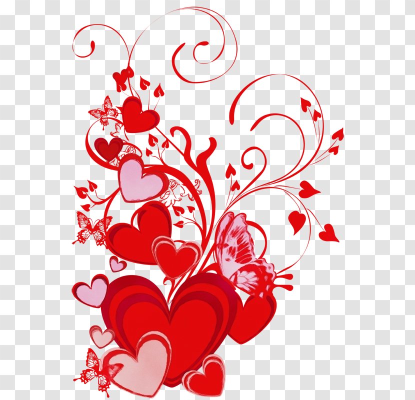 Valentine's Day - Floral Design - Love Transparent PNG