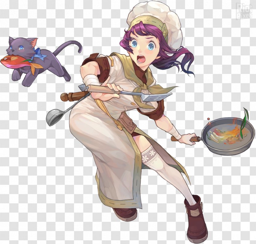 Game Chef Concept Art Odyssey Drawing - Cartoon - Cooking Pan Transparent PNG