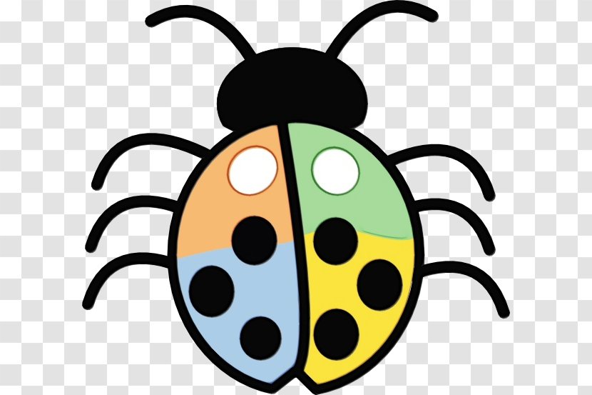 Ladybug - Yellow - Beetle Transparent PNG