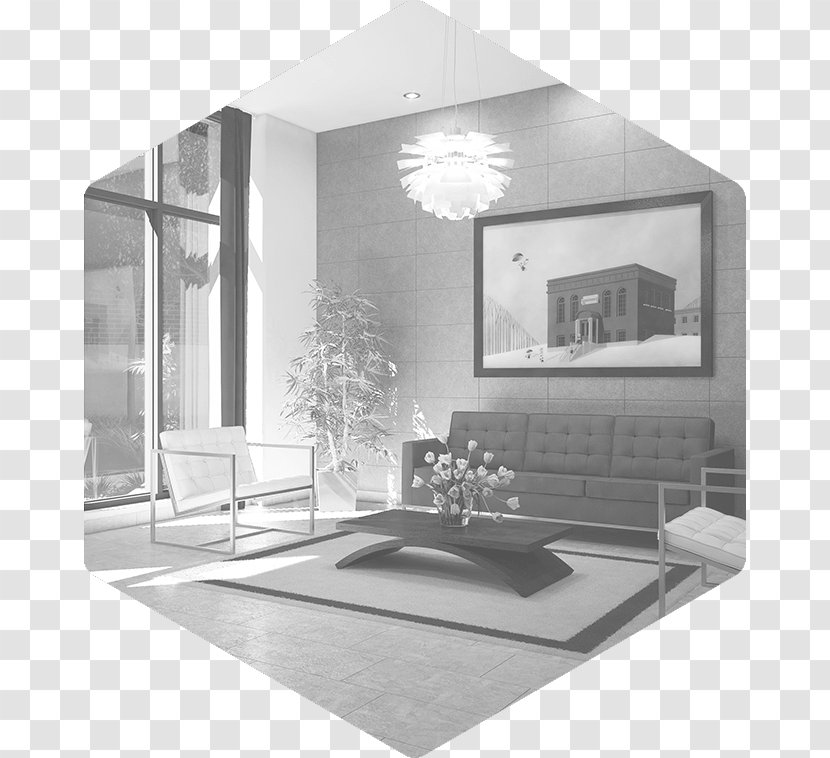 Interior Design Services Work Of Art Architectural Rendering Fineline Perspectives - Black And White - Fine Line Transparent PNG