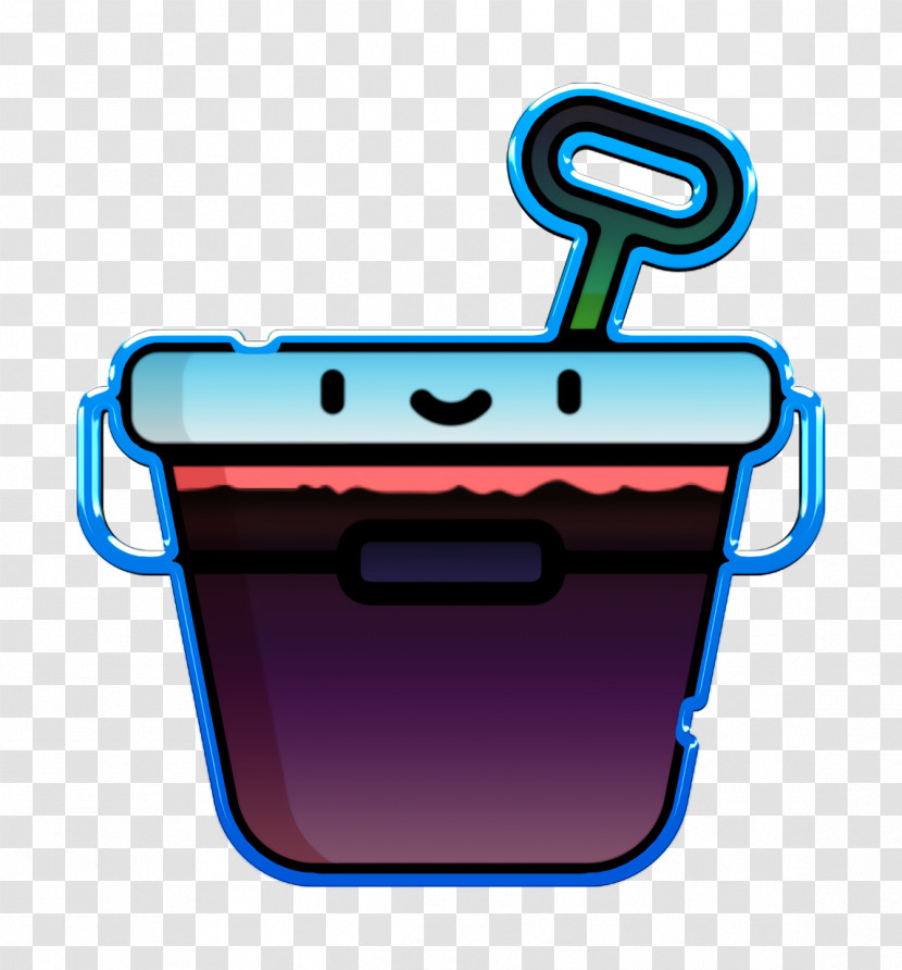 Bucket Icon Shovel Icon Tropical Icon Transparent PNG