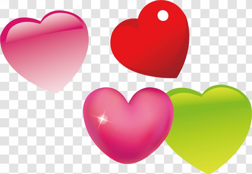 Heart Clip Art - Valentine S Day - Vector Material Transparent PNG