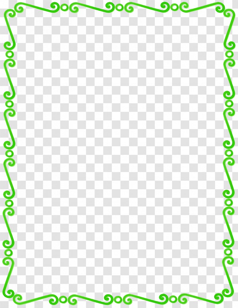 Blue Clip Art - Grass - Lime Border Frame Pic Transparent PNG