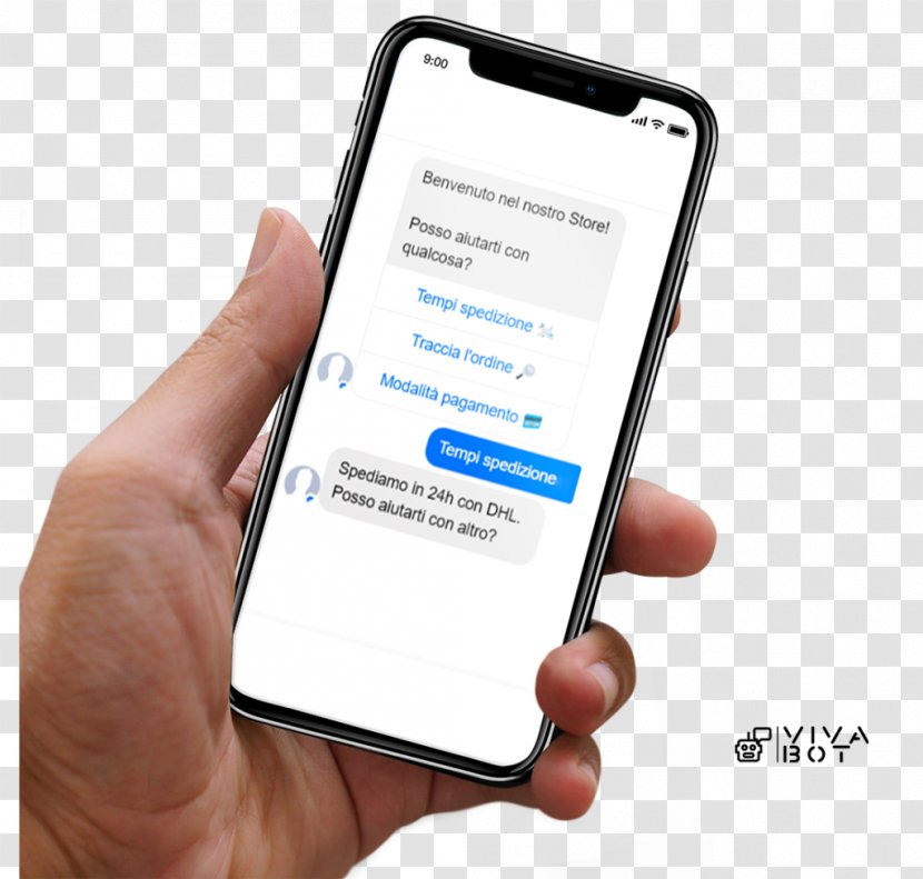 IPhone X 6 8 Mockup - Gadget - Chat Bot Transparent PNG