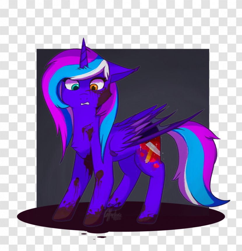 Vertebrate Horse Legendary Creature Art - Purple - Moonlight Transparent PNG