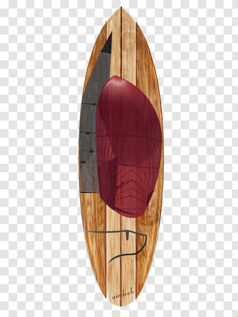 Surfboard Oval - Wood - Design Transparent PNG