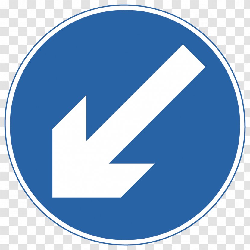 Traffic Sign Safety Mandatory The Highway Code - Text - Right Arrow Transparent PNG