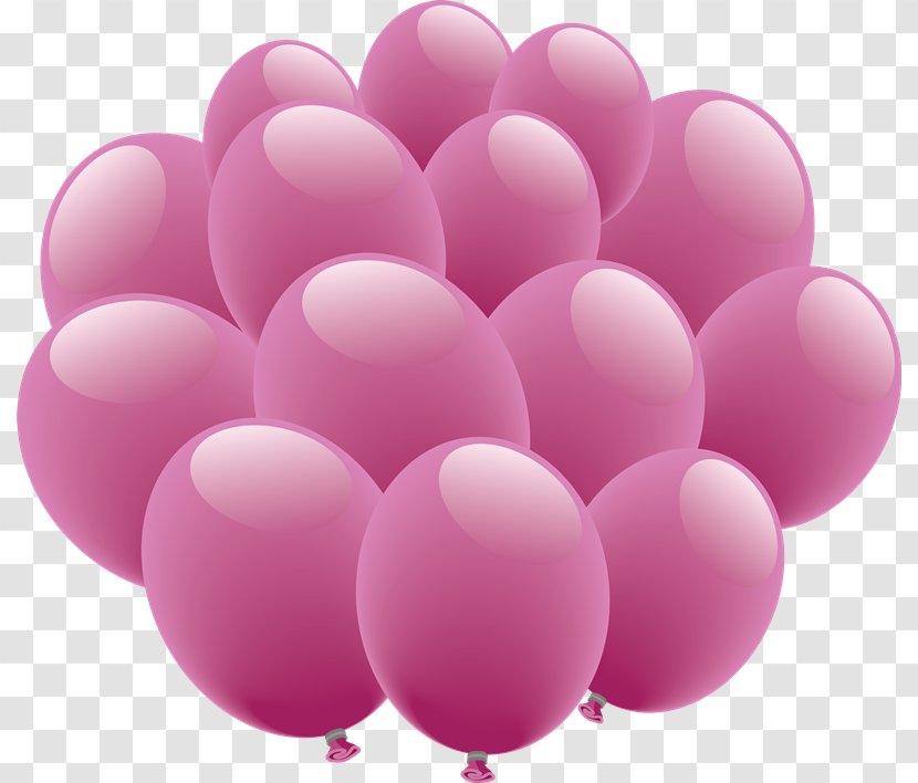 Balloon Clip Art Transparency Image - Pink - Flare Curve Transparent PNG