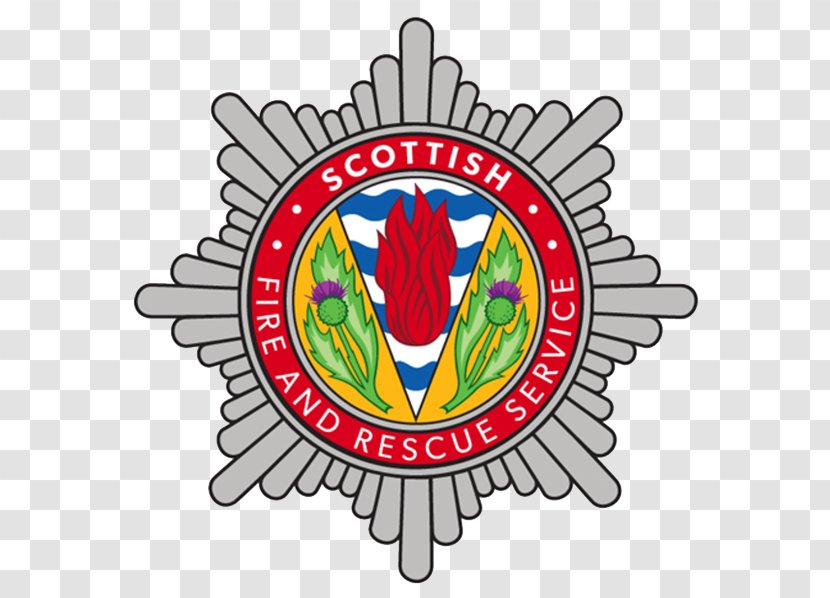 Scottish Fire Service College Grampian And Rescue Department & - Badge - Firefighter Transparent PNG