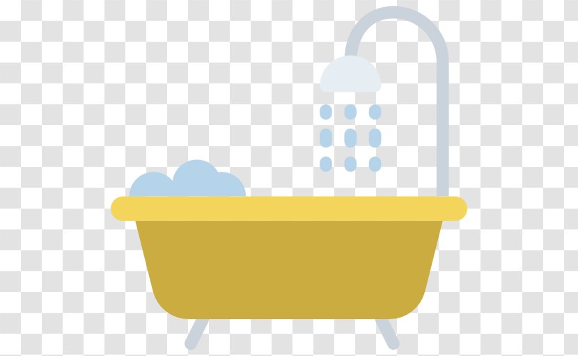 Bathing Bathtub Shower - Jacuzzi - Yellow Transparent PNG