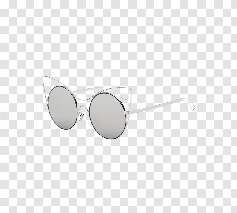Mirrored Sunglasses Goggles Aviator - Unisex Transparent PNG