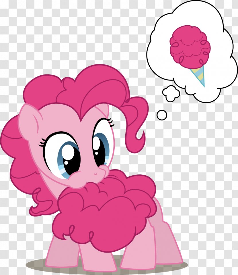 Pinkie Pie Rainbow Dash Rarity Twilight Sparkle Pony - Cartoon - Cotton Candy Transparent PNG