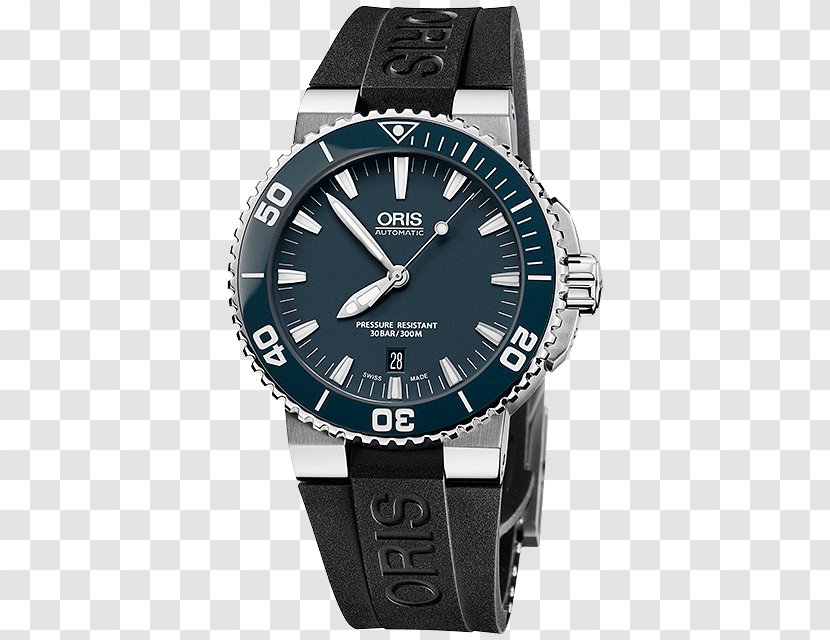 Oris Aquis Date Automatic Watch Diving - Strap Transparent PNG