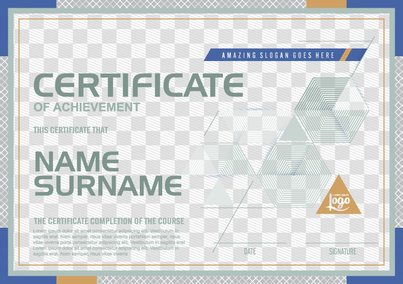 Adobe Illustrator Academic Certificate - Graphic Arts - Exquisite Design Document Vector Material Transparent PNG