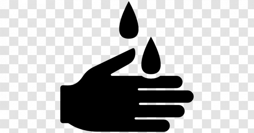 Hand Washing Hygiene Händedesinfektion - Black And White Transparent PNG