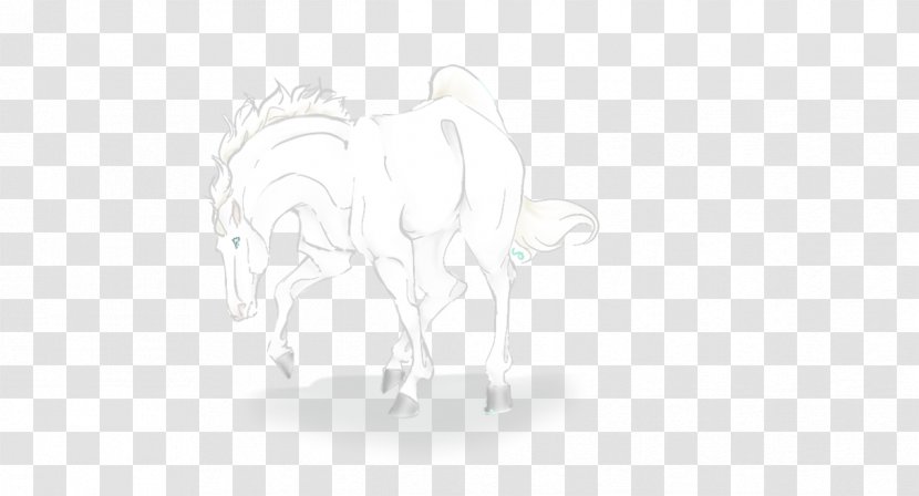 Horse Pony DeviantArt Black And White - Like Mammal - Whitehorse Transparent PNG