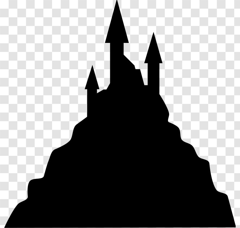 Silhouette Haunted House Clip Art - Castle Transparent PNG