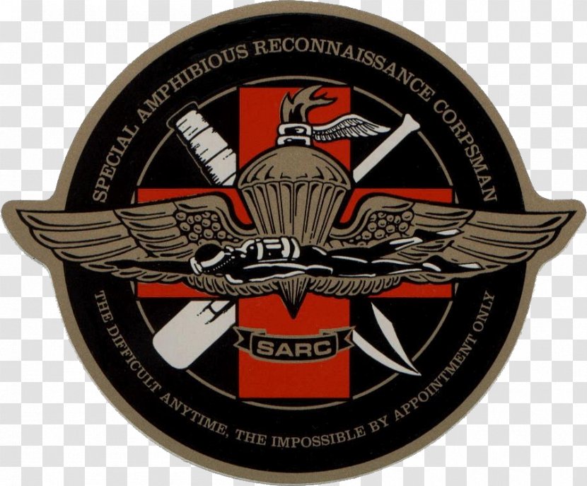 Special Amphibious Reconnaissance Corpsman Hospital United States Marine Corps Force - Navy Transparent PNG